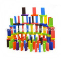 OEM factory domino blocks colored wooden domino set toys